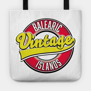 Balearic Islands Vintage logo Tote