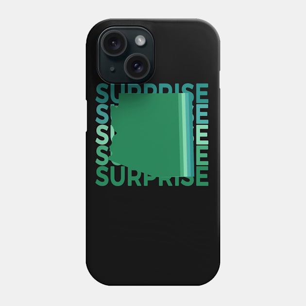 Surprise Arizona Green Repeat Phone Case by easytees