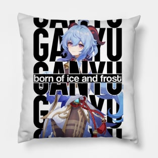 GANYU: born of ice and frost Genshin Impact Pillow