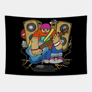 Best Bass Player Tapestry