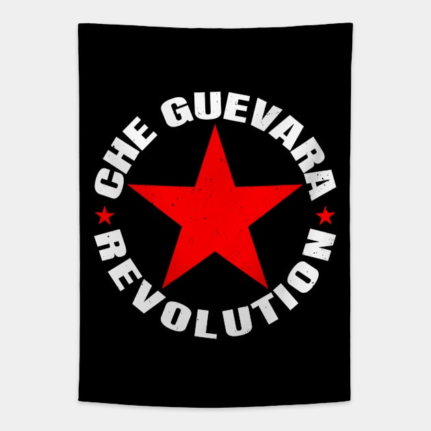 Che Guevara Rebel Cuban Guerrilla Revolution T-Shirt Tapestry by HiDearPrint