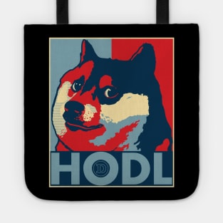 DOGECOIN HODL - Dogecoin Hodler Blockchain Cryptocurrency Tote