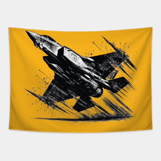 F-35 Tapestry by Vehicles-Art