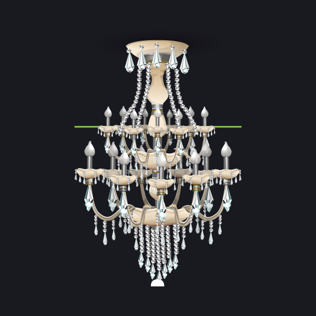 Glitch Furniture Ceilinglamp Baroque Ceiling Lamp