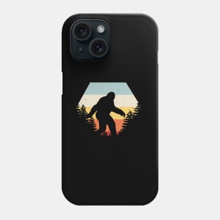 Retro Funny Bigfoot and Sasquatch T Shirts Phone Case