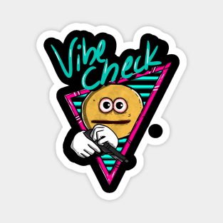 vibe check emoji meme funny Magnet