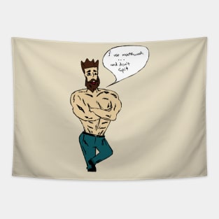 Overly Manly Man- Mouthwash Tapestry