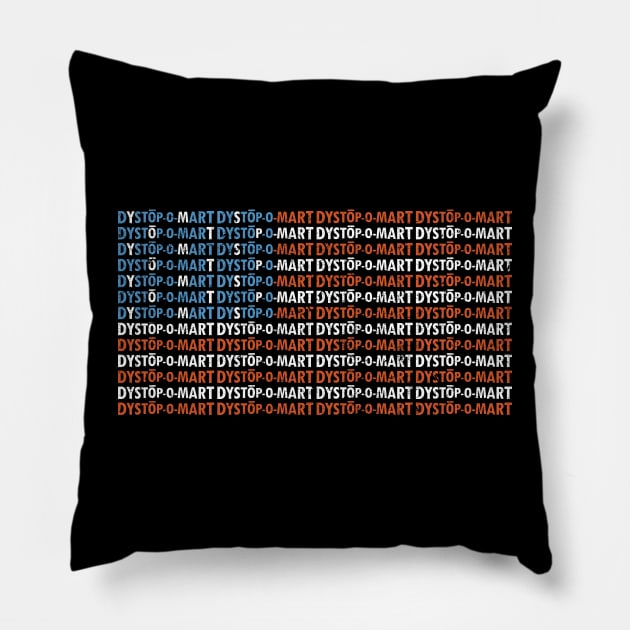 Dystopomart North American Habitable Zones Flag Pillow by DYSTOP-O-MART