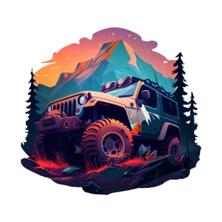 Jeep Adventure at Sunset T-Shirt