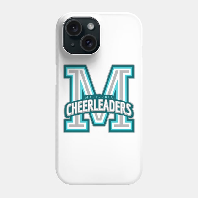 Macedonia Cheerleader Phone Case by Tip Top Tee's