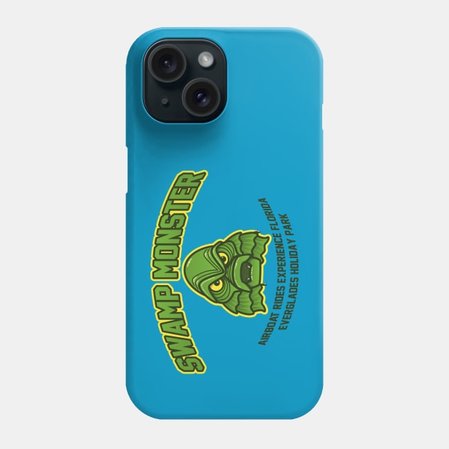 Swamp Monster Airboat Phone Case by teeteet