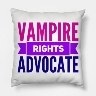 Vampire Rights Advocate (BI) Pillow