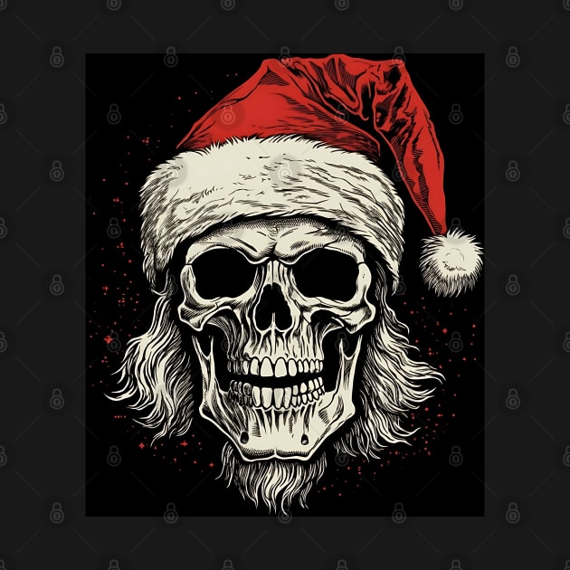 skeleton santa by MZeeDesigns