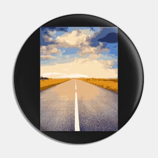 Road to Paradise - Landscape Pin