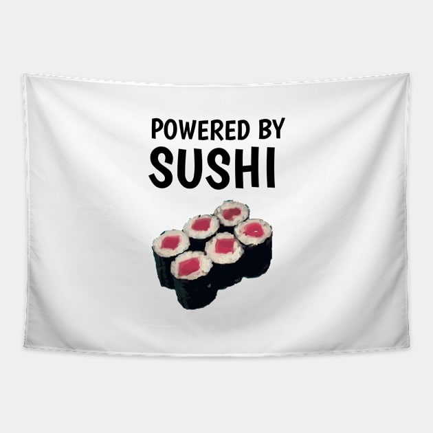 powered by sushi Tapestry by juinwonderland 41