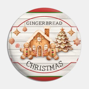 Christmas Gingerbread Pin