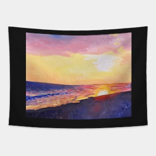 Sunset Beach Tapestry