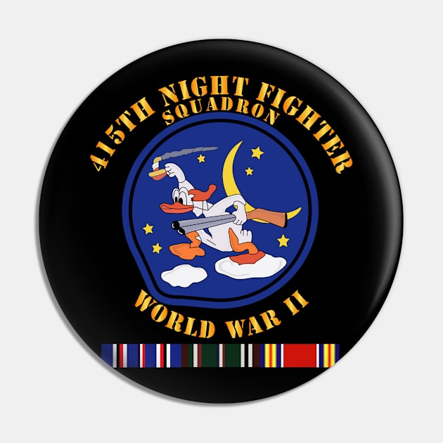 415th Night Fighter Squadron - WWII w EU SVC Pin by twix123844