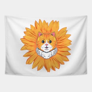 sunny cat Tapestry