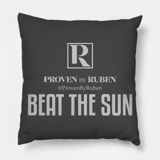 BEAT THE SUN - Proven By Ruben (WHITE) Pillow