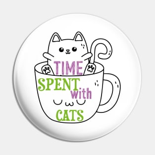 Time spent with cats Pin