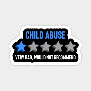 Child Abuse Prevention Awareness Month Blue Ribbon gift idea Magnet