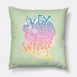 Borderless Key West Rooster Pillow