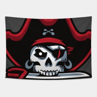 Scary Dead Pirate Tapestry