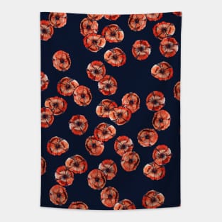 Red Poppy Tapestry