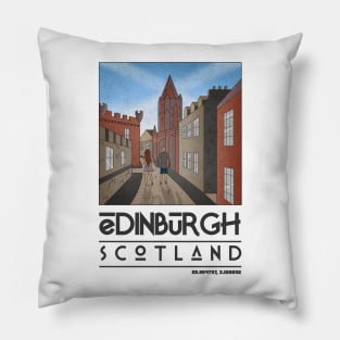 Edinburgh Scotland Travel Pillow