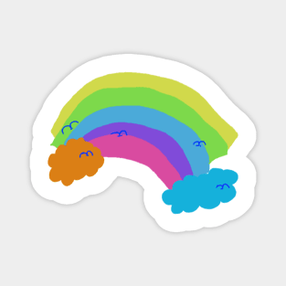 rainbow toddler Magnet