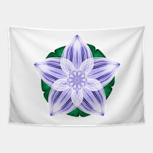 Frozen Floating Flower Tapestry