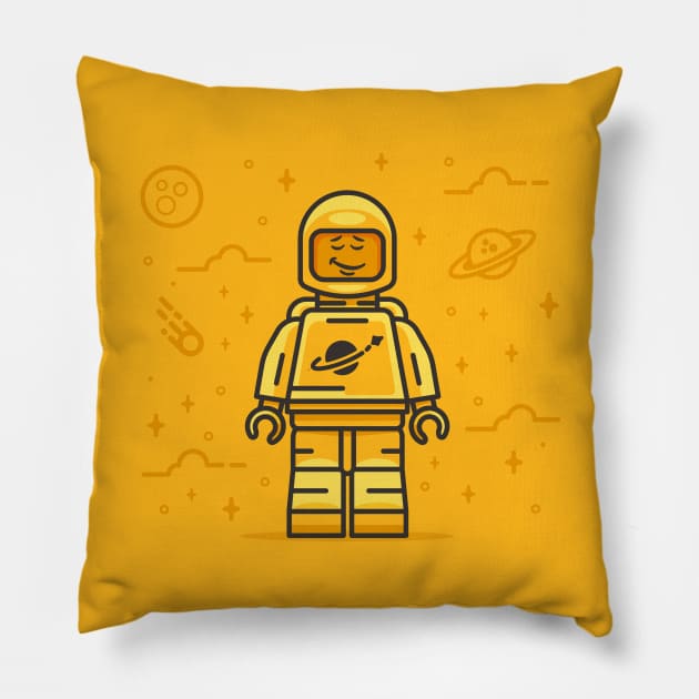 Mellow Lego Pillow by whitehotmonkey