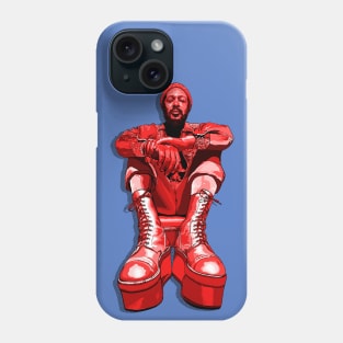 Marvin's Platform Boots- Red Monochrome Phone Case