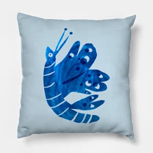 Blue butterfly Pillow