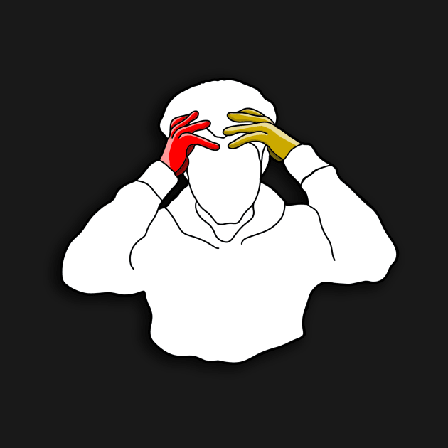 Headspace Logo (White Red Yellow) by ggheat6