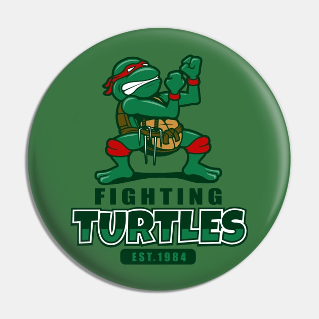 Fighting Turtles Pin by adho1982