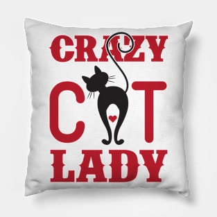 Crazy Cat Pillow