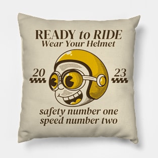 Ready to ride Pillow