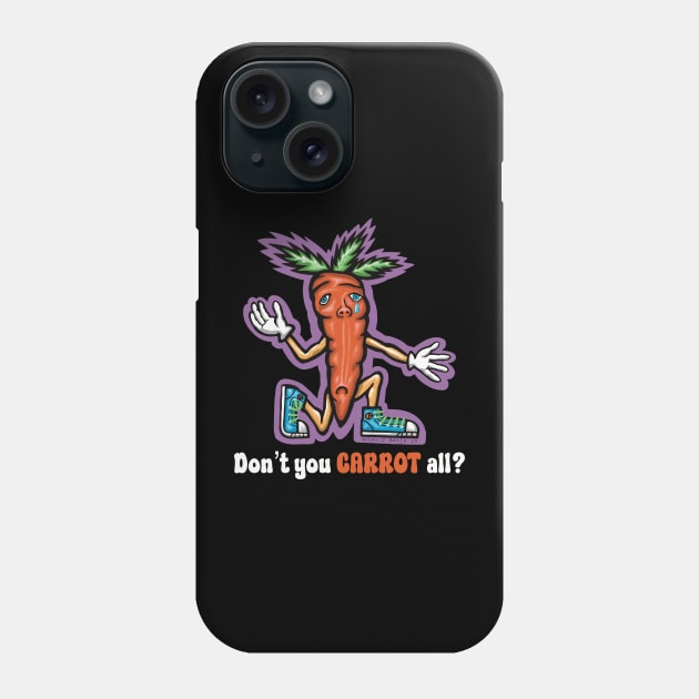 Carrotman Phone Case by Art from the Blue Room