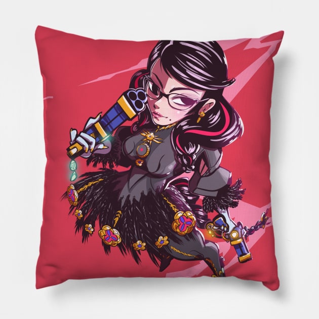 Umbrawitch Pillow by sythelum