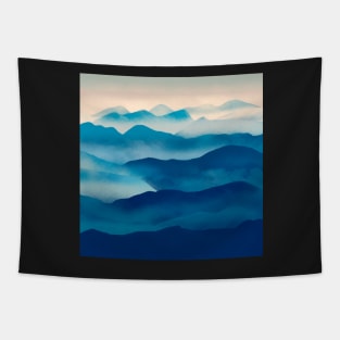 Blue Mountains and Mist Tapestry