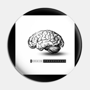 T-shirt Brain Prosperous, T-Shirt Mind, T-Shirt Mindset Pin