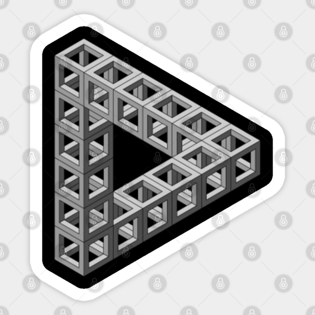 Optical Illusion Geometric Forms Abstract 3d Effect Eye Trick Illusions Funny Gift Birthday Optical Illusion Sticker Teepublic In general optical illusions reveal how our brain processes images and makes assumptions one 3d illusion is looking thru a pool players eyes. optical illusion geometric forms abstract 3d effect eye trick illusions funny gift birthday