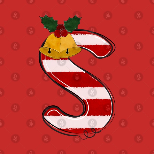 Letter S (Christmas Alphabet) by Pop Cult Store