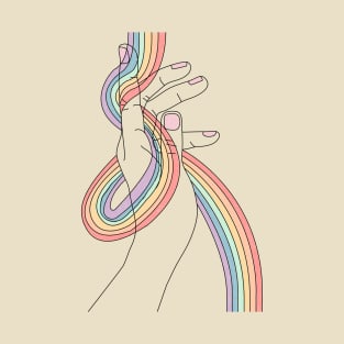 Rainbow in my hand T-Shirt