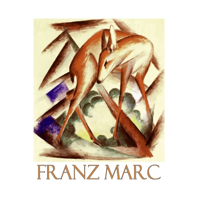 Deer by Franz Marc by Naves