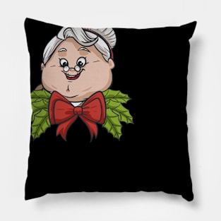 Mrs Claus Christmas Xmas Pillow