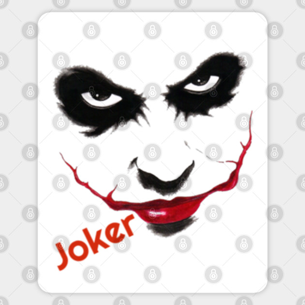 Joker Smile T Shirt Joker Smile Vector Sticker Teepublic