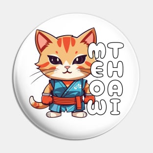 Meow-Thai Muay Thai Cat Pin